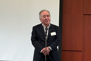 大田弘同窓会会長の挨拶
