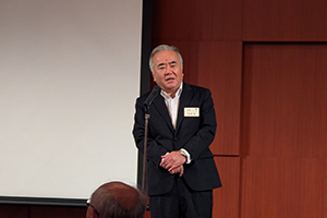 大田弘同窓会会長の挨拶