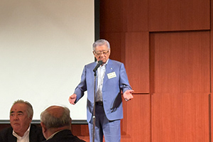 中尾哲雄同窓会名誉会長の挨拶
